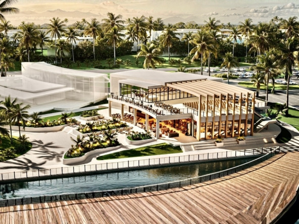West Palm Beach waterfront restaurant location along the Intracoastal Waterway near Currie Park