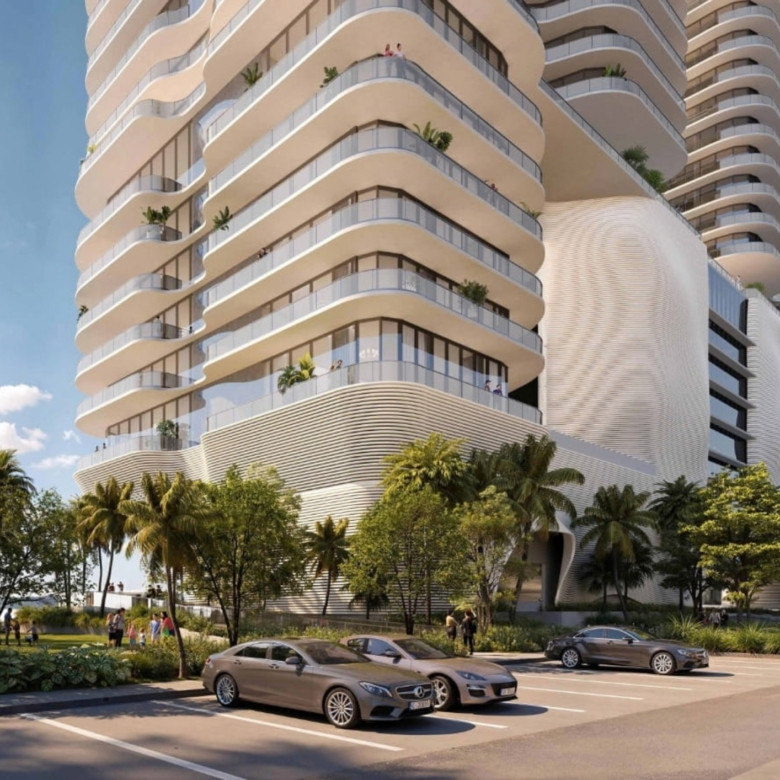 Biscayne Bay waterfront in North Bay Village near proposed condo tower site